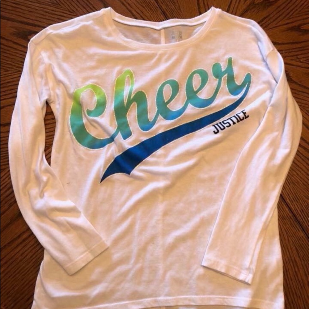 Justice cheer shirt
